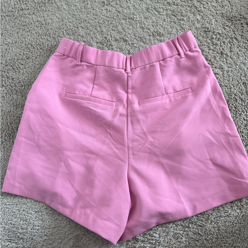 Abercrombie & Fitch High Waist Pink Shorts - Picture 2 of 3